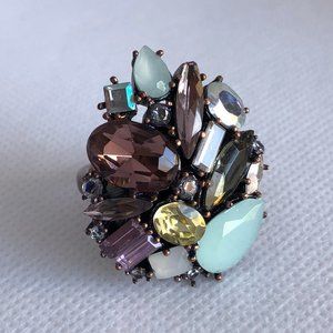 Juicy C. Purple/Blue/Yellow/Pink Statement Ring